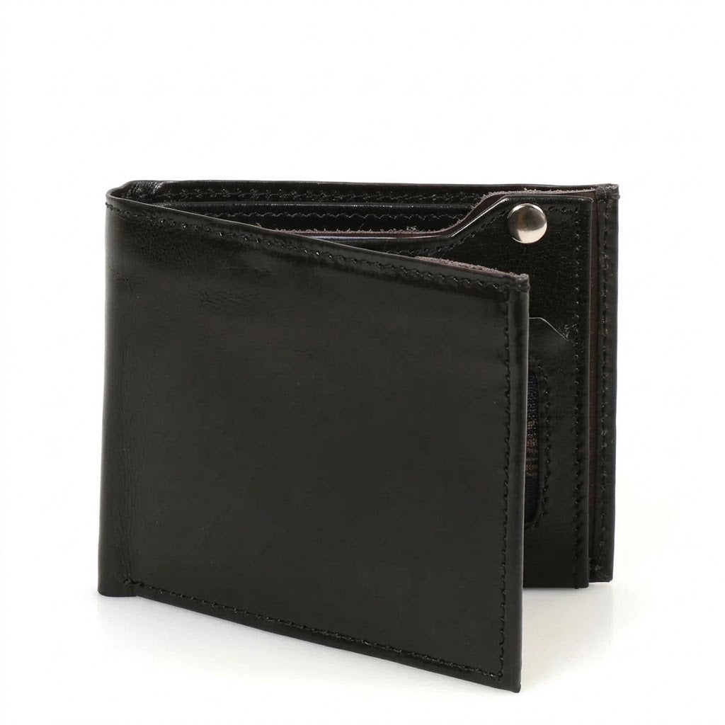 Snap Passcase Black Bifold