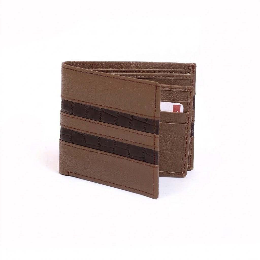 Strata Croc Mocha Bifold