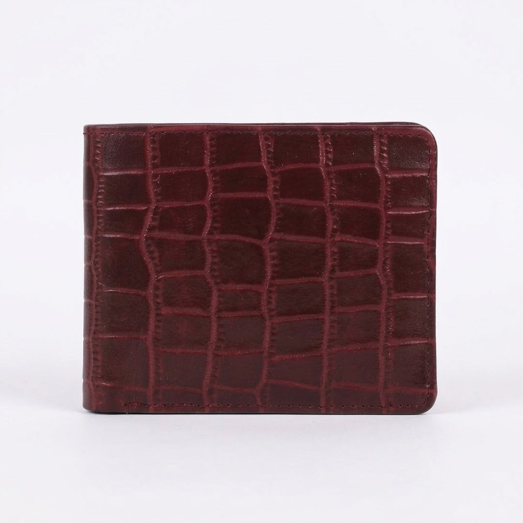 Crown Croc Crimson Bifold