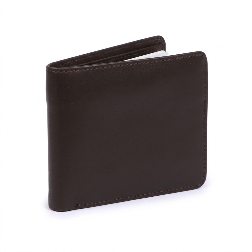 Crest Pocket Dark Brown Bifold