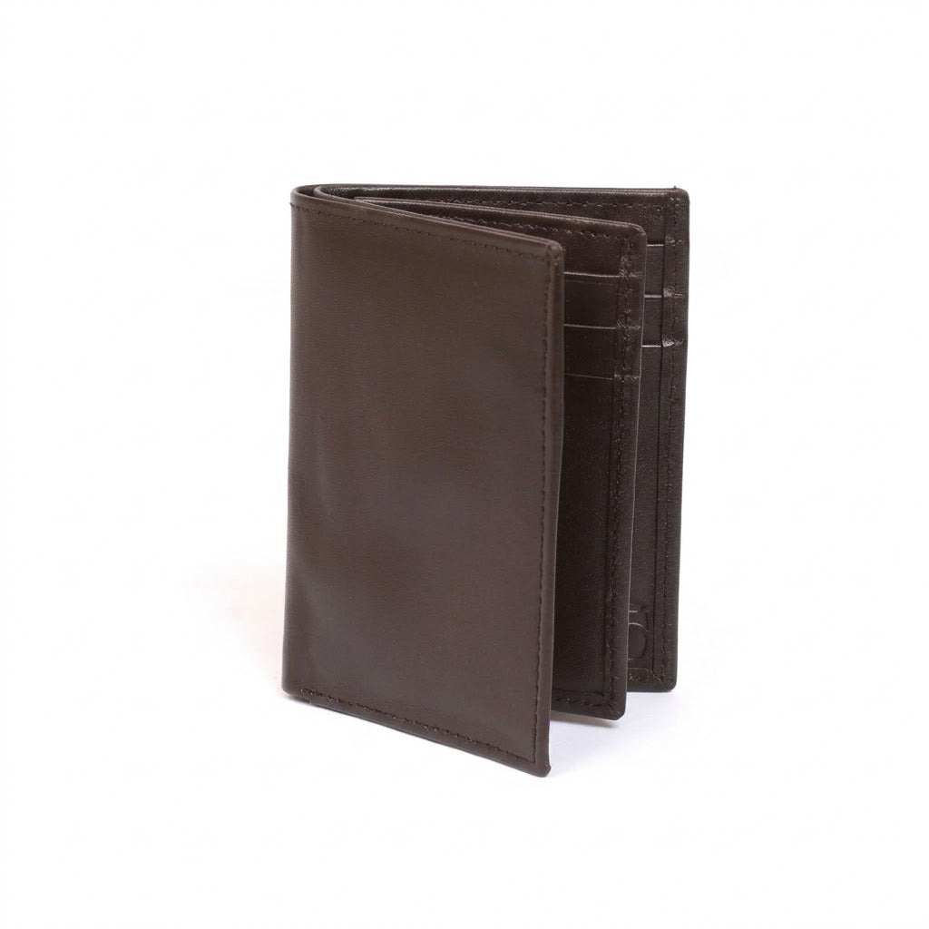 Sentry Dark Brown Vertical Cardholder
