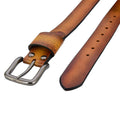 Apex Burnt Gold Vintage Leather Belt