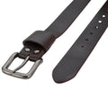 Apex Milled Dark Choco Leather Belt