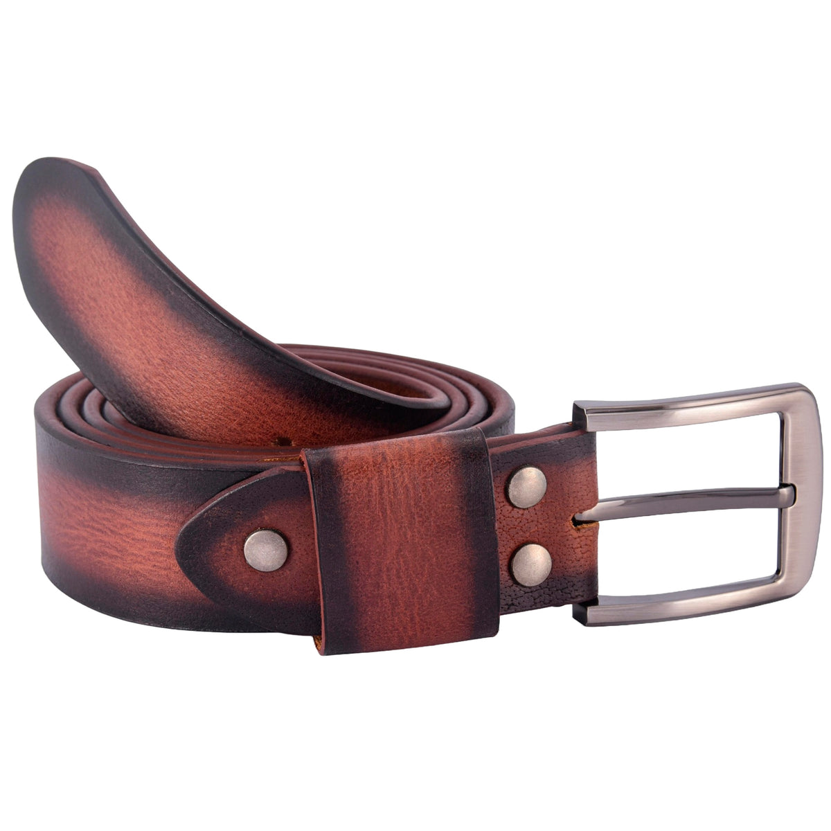 Apex Sun Brown Leather Belt