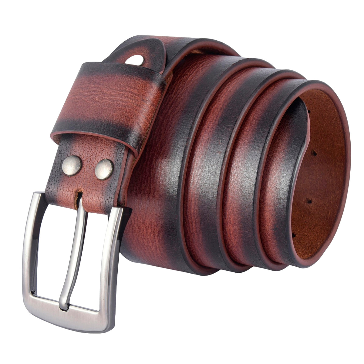 Apex Sun Brown Leather Belt
