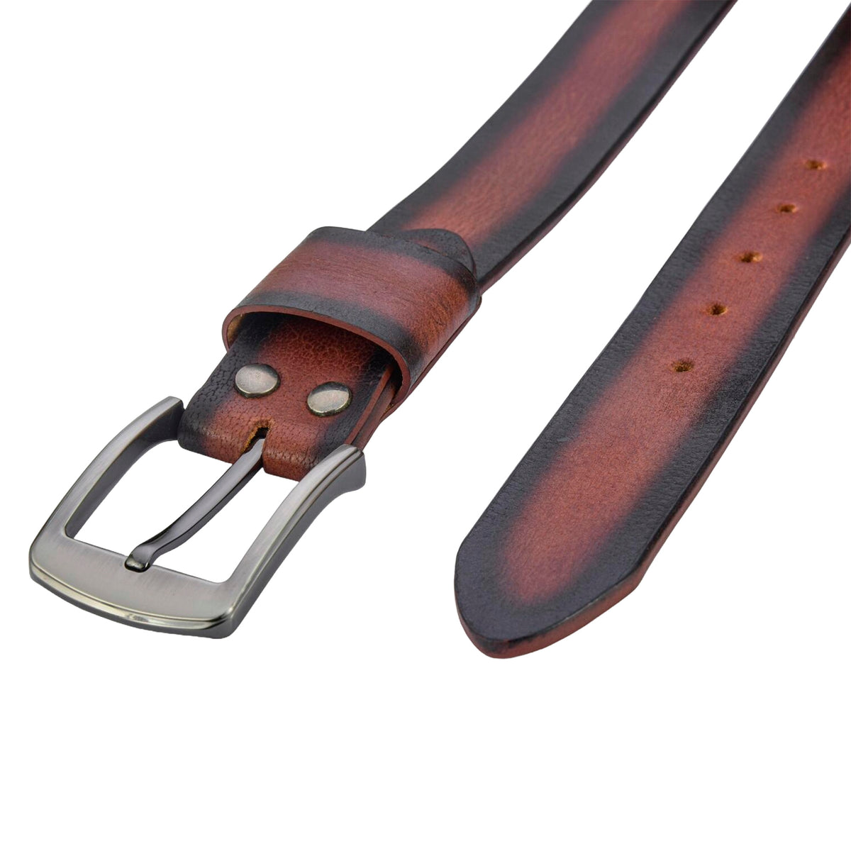Apex Sun Brown Leather Belt