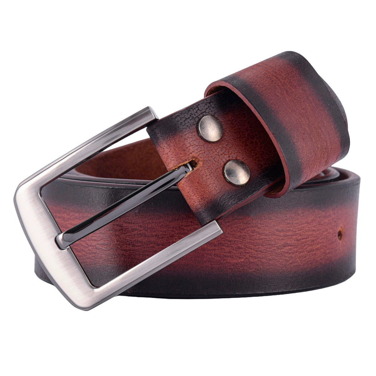 Apex Sun Brown Leather Belt
