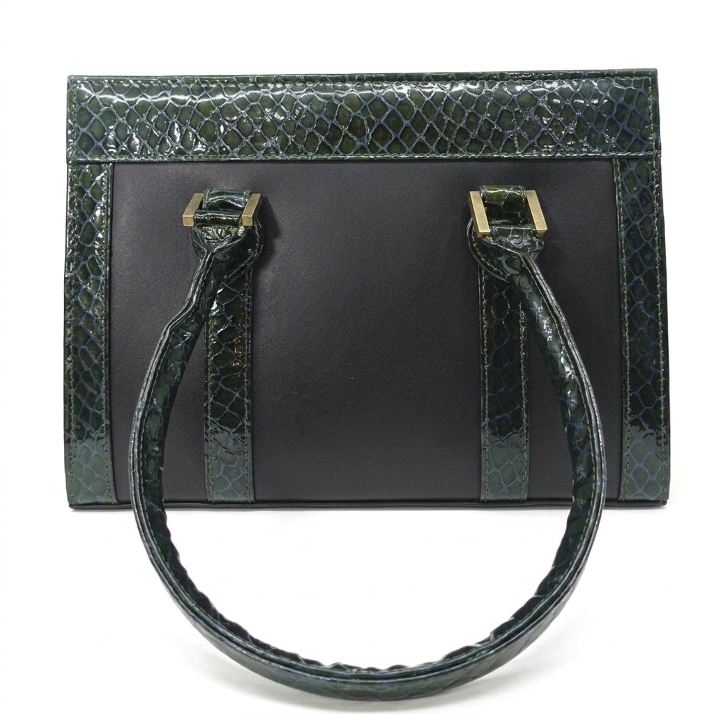 Emerald Croc Regent Tote
