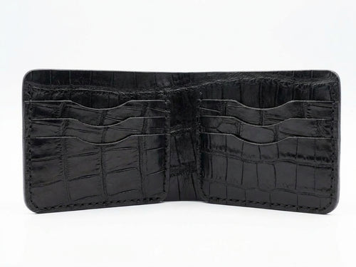 Noir Croc Bifold