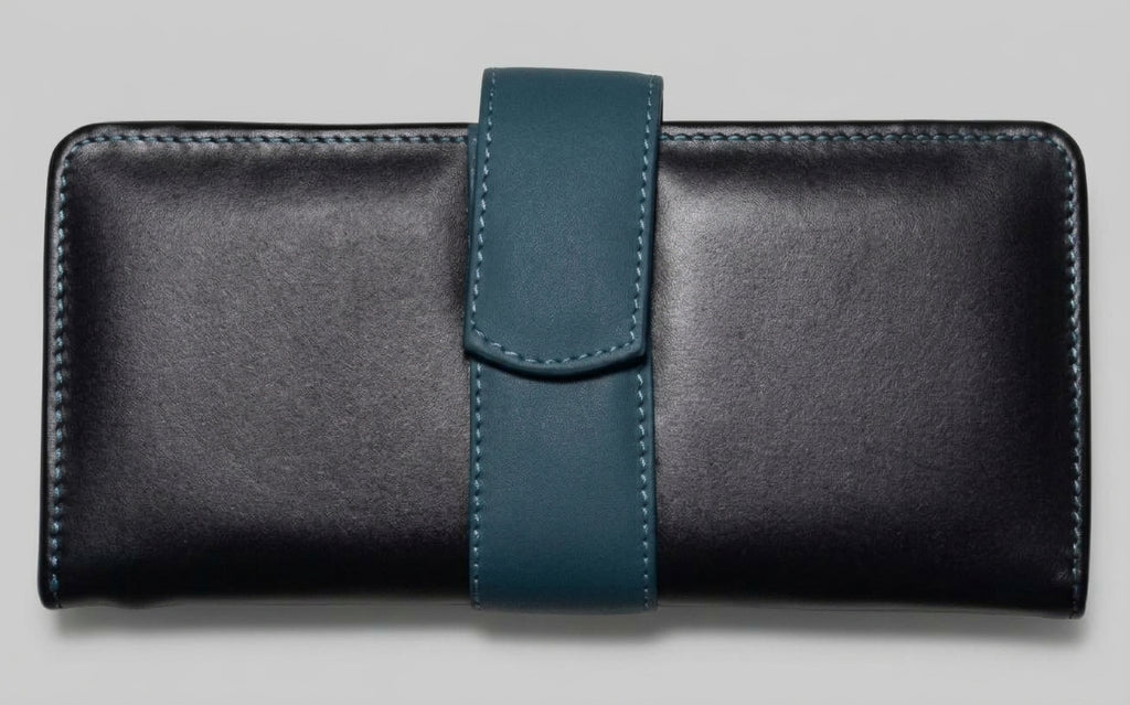 Onyx Teal Long Wallet
