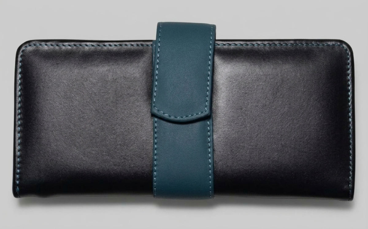 Onyx Teal Long Wallet