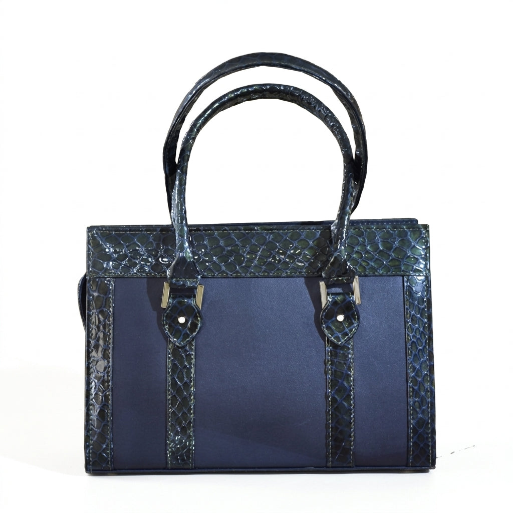 Cobalt Croc Regent Tote