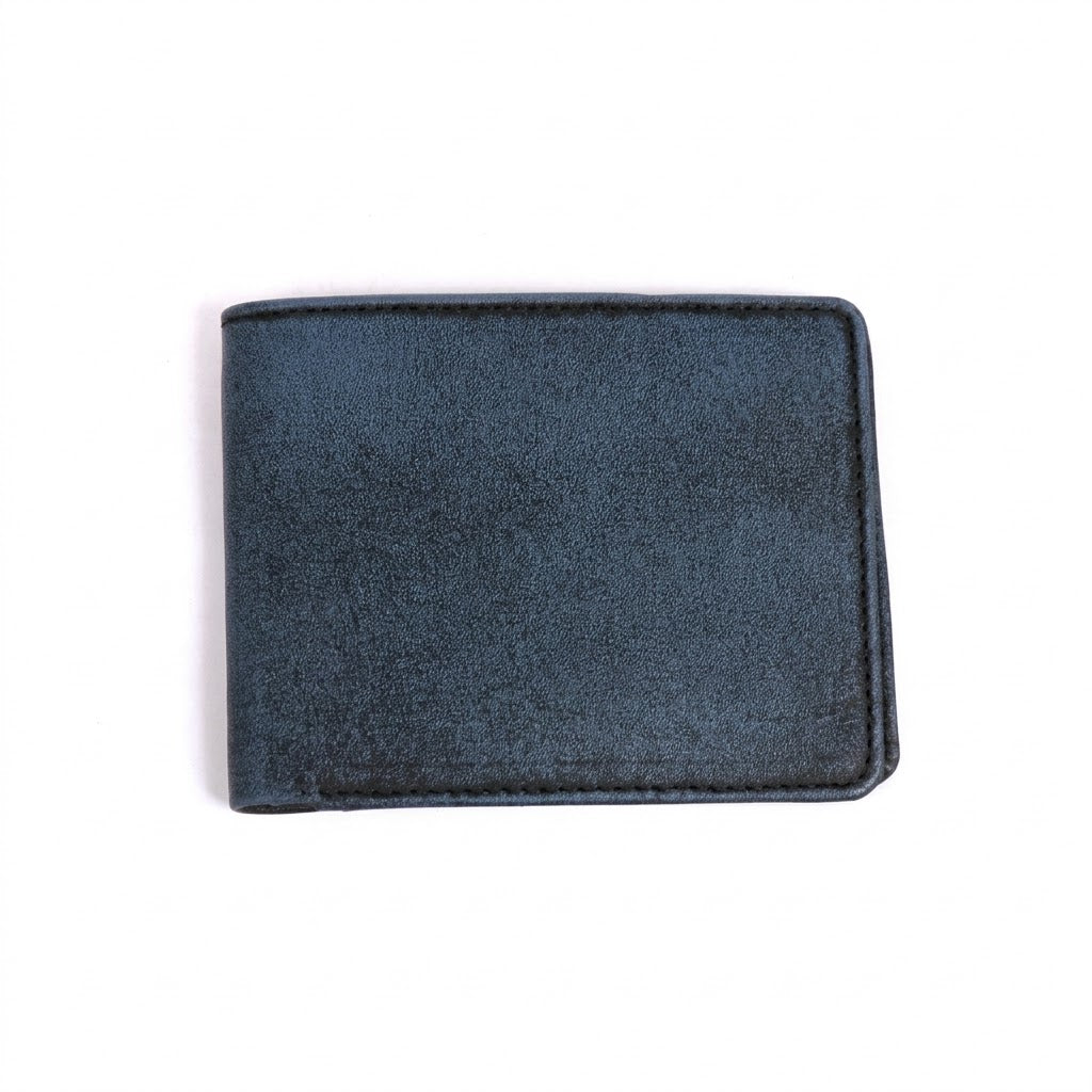 Aura Navy Distress Bifold