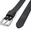 Apex Midnight Black Leather Belt