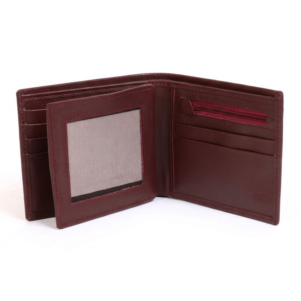 Vantage Burgundy Passcase Bifold