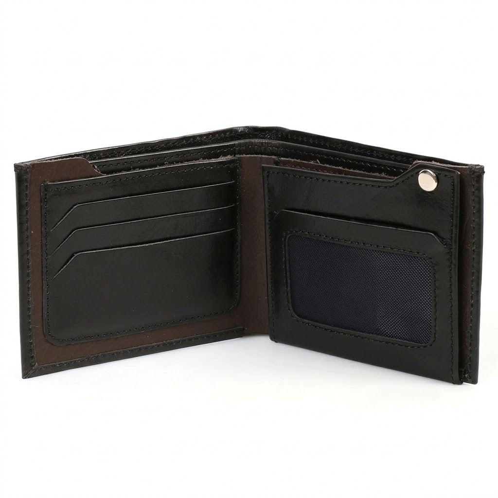 Snap Passcase Black Bifold